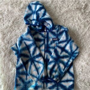 Patagonia 4T Synchilla Fleece Zip Up Jacket Blue Diamond Dancer